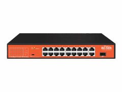 Wi-Tek WI-PS518GH 16FE+1GE+1Combo SFP Economic PoE Switch