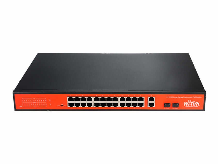 Wi-Tek WI-PS526GH 24FE+1G+1Combo Economic PoE Switch