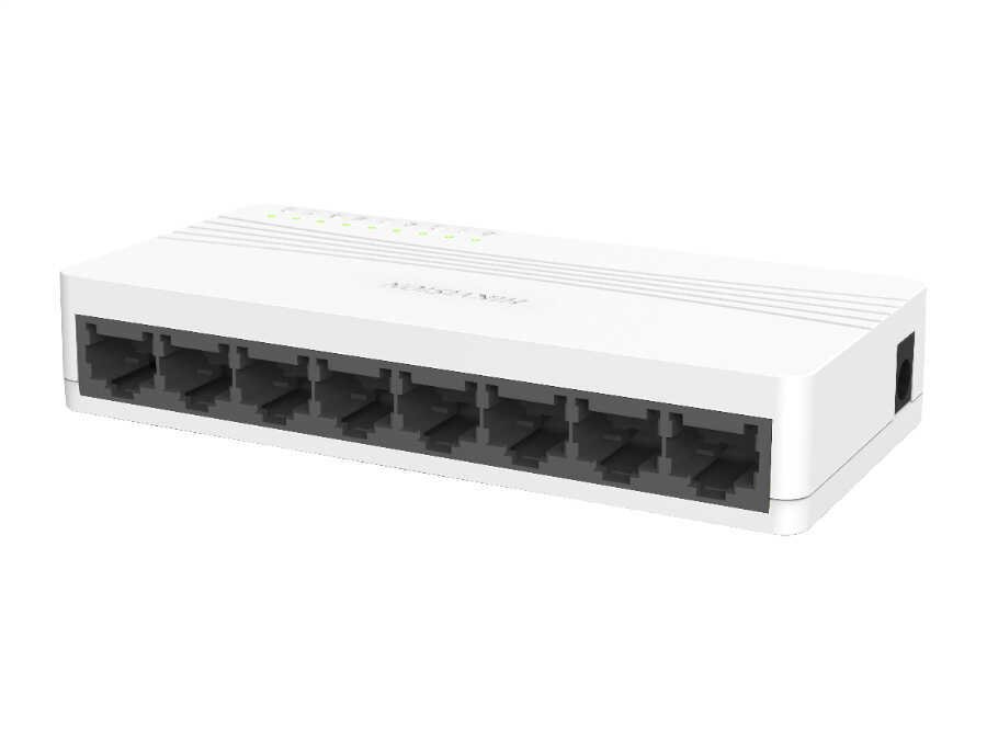 Hikvision DS-3E0108D-E 8 Port Fast Ethernet Yönetilemez Deskop Switch