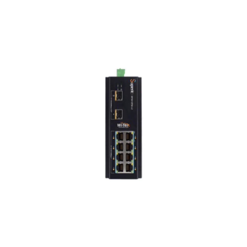 Wi-Tek SP3010FM-L2 8 Port Gigabit 2 Port Fiber Endüstriyel Switch