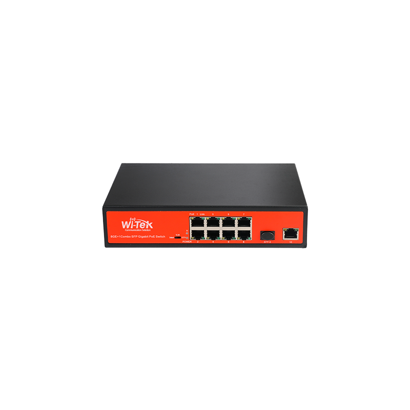 Wi-Tek WI-PS309GF 8GE+1Giga Combo SFP PoE Switch