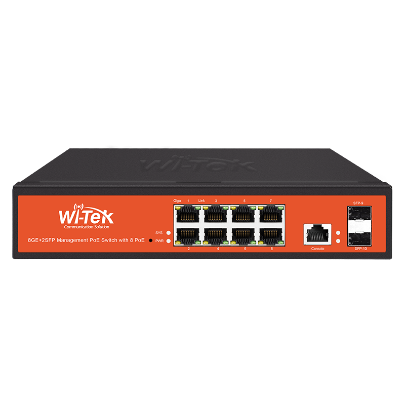 Wi-Tek WI-PMS310GF Yönetilebilir Poe Switch