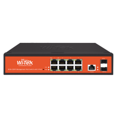 Wi-Tek WI-PMS310GF Yönetilebilir Poe Switch
