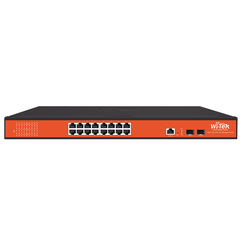 Wi-Tek WI-PMS318GF Yönetilebilir Poe Switch
